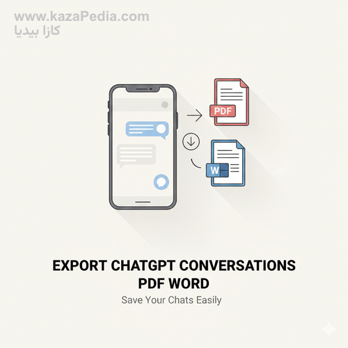 كيفية تصدير محادثات ChatGPT إلى ملف PDF أو Word