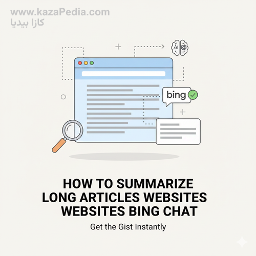 كيفية تلخيص مقالات طويلة ومواقع كاملة باستخدام Bing Chat