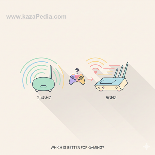 ما هو الفرق بين 2.4GHz و 5GHz في الواي فاي؟ وأيهما أفضل للألعاب؟