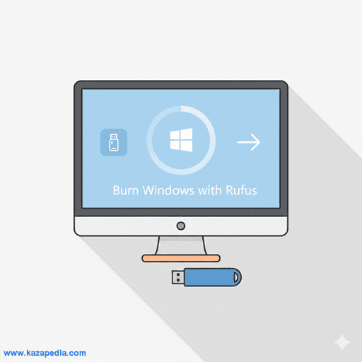 طريقة حرق الويندوز على فلاشة باستخدام برنامج Rufus (شرح مصور)
