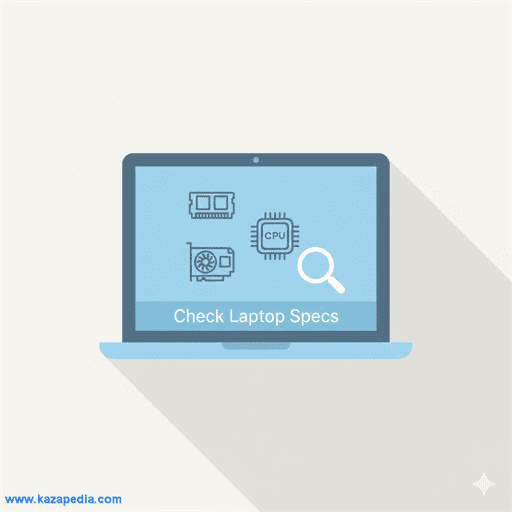 كيفية معرفة مواصفات اللابتوب بالكامل (الرام، المعالج، كارت الشاشة)
