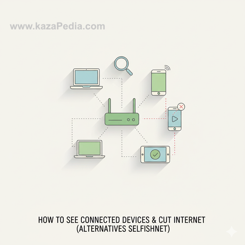 طريقة معرفة الأجهزة المتصلة بالشبكة وقطع النت عنها (بدائل SelfishNet)