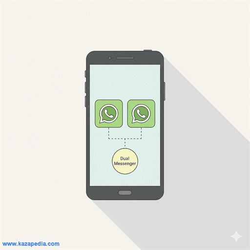 تشغيل حسابين واتس اب (Dual Messenger) على نفس الهاتف