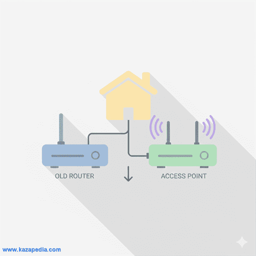 كيفية تحويل الراوتر القديم إلى Access Point لتقوية الشبكة في المنزل
