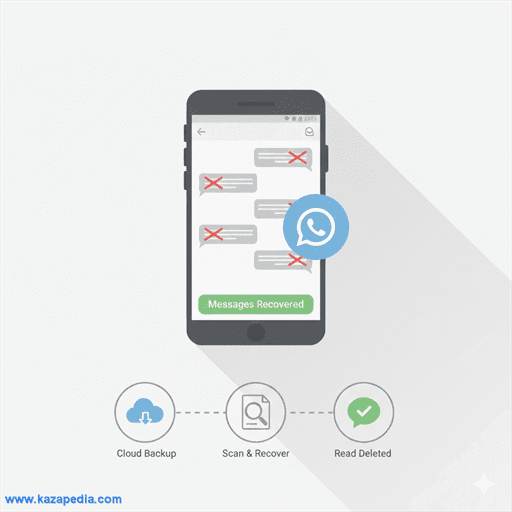 طريقة قراءة رسائل الواتس اب المحذوفة (استرجاع المحادثات)