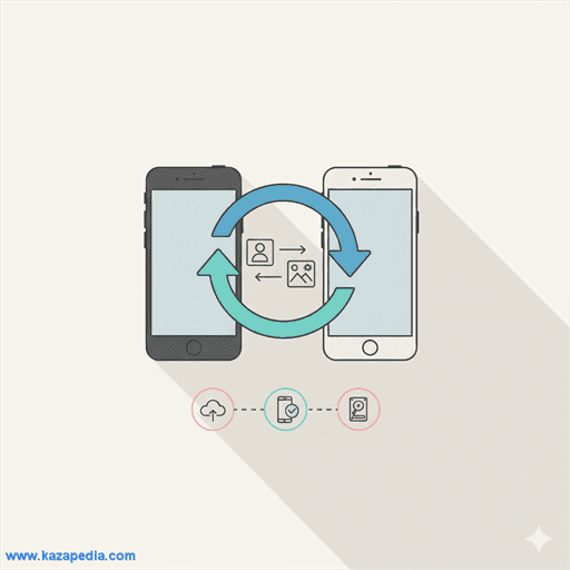 نقل الأسماء والصور من أندرويد إلى آيفون والعكس (خطوة بخطوة)